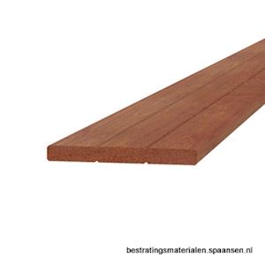 Plank Hardhout geschaafd 14,5x1,5 cm