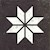 vtwonen 70x70x3,2 cm Decor Belgian Stone Star White