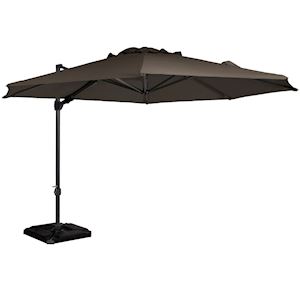 Roma Parasol Rond 350x350x265 cm Taupe