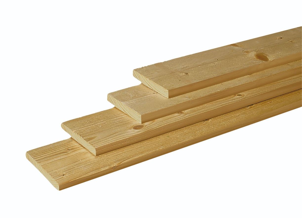 eetlust Uitreiken De Kamer Woodvision Plank Mid. Eur. Vuren geschaafd 14,5x1,8 cm Groen Geïmpregneerd