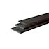 Plank Douglas fijnbezaagd 400x20x2,2 cm zwart gedompeld