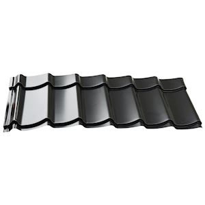 Dakpanplaten voor Kapschuur Comf. 500x320 cm zwart (19m²)